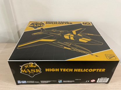 M.A.S.K. 40th Anniversary High Tech Helicopter Black & Gold Transforming Vehicle Set
