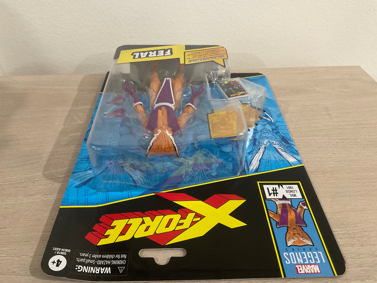 Marvel Legends Series Feral (X-Force & X-Men Comics-Inspired) – 6-Inch Action Figure - Substandard Card 2