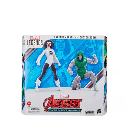 Marvel Avengers Legends Captain Marvel vs. Doctor Doom Action Figure Set - 2 pack