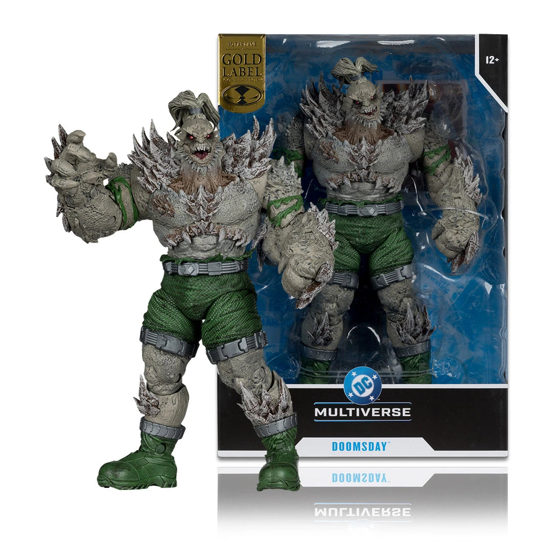 DC Multiverse Doomsday (Death of Superman) Mega Figure Gold Label McFarlane Toys