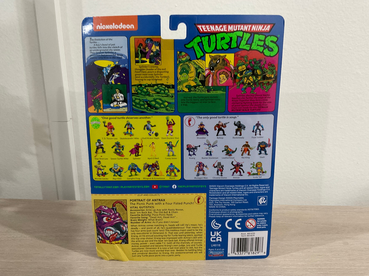 Teenage Mutant Ninja Turtles Classic Mutants Antrax 4" Action Figure
