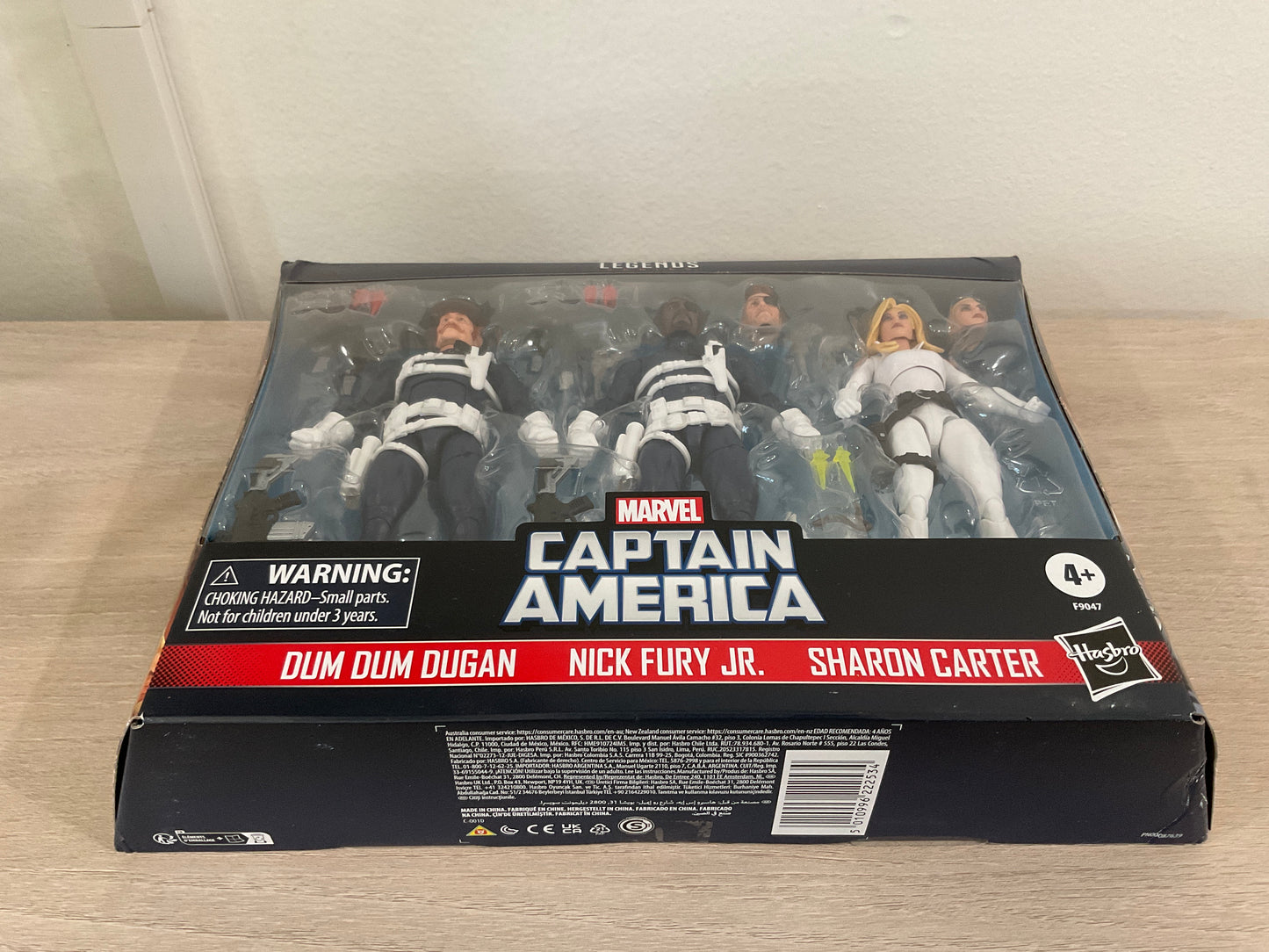 Marvel Legends Series S.H.I.E.L.D. 3-Pack – Dum Dum Dugan, Sharon Carter & Nick Fury Jr. 6" Figures (Damaged Packaging 2)