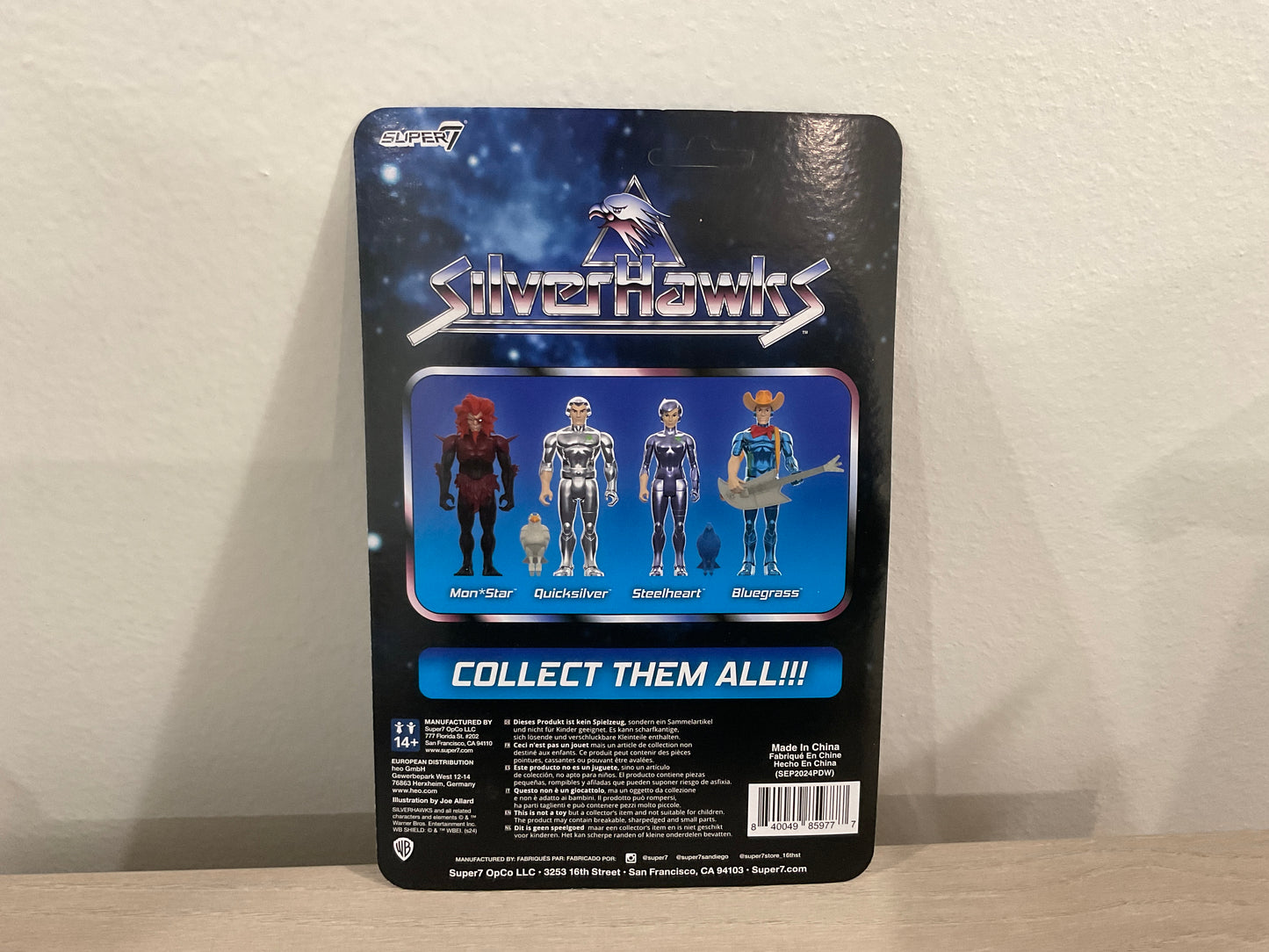 SilverHawks Bluegrass (Toy Version) ReAction 3.75" Figure – Super7