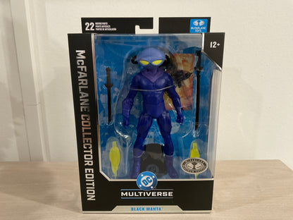 Black Manta (DC Classic) McFarlane Collector Edition #68 Platinum Edition 7" Figure