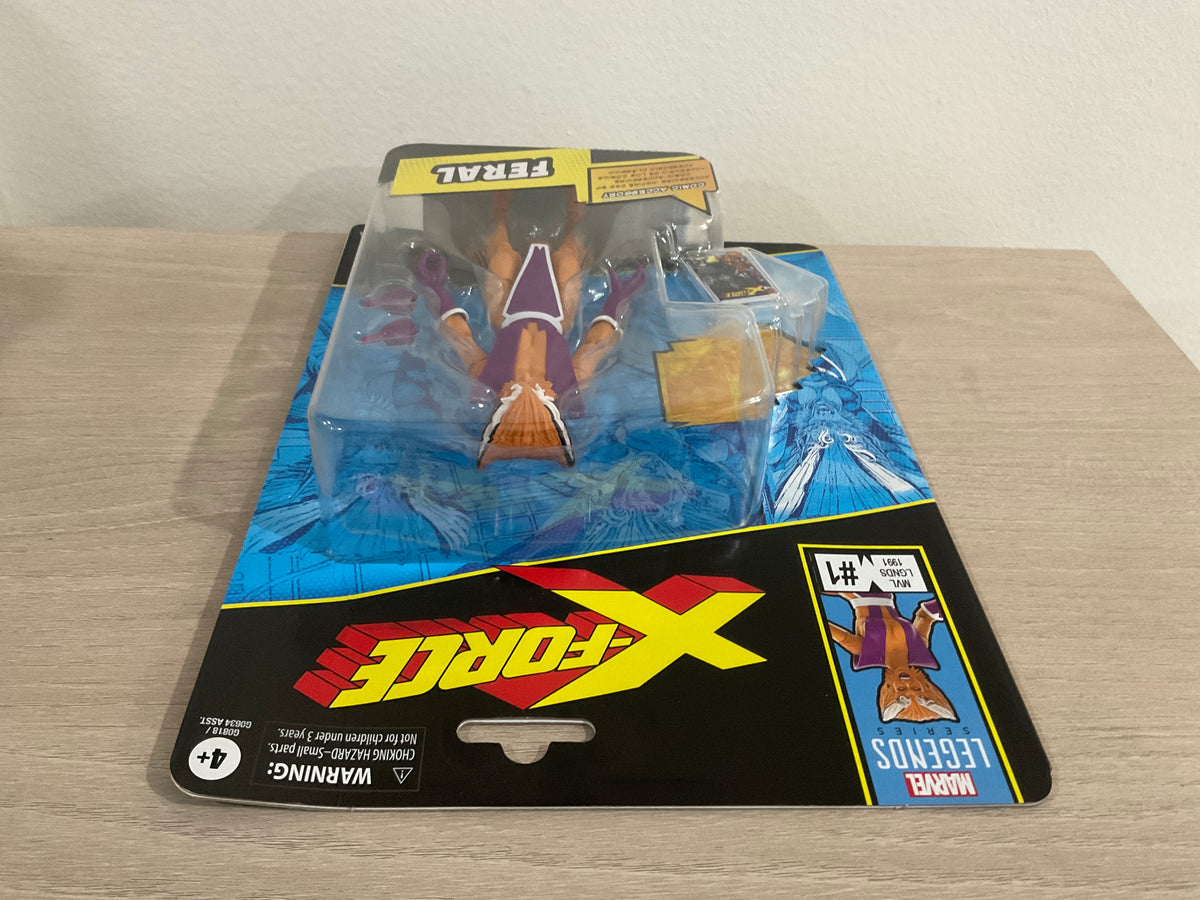 Marvel Legends Series Feral (X-Force & X-Men Comics-Inspired) – 6-Inch Action Figure - Substandard Card 4