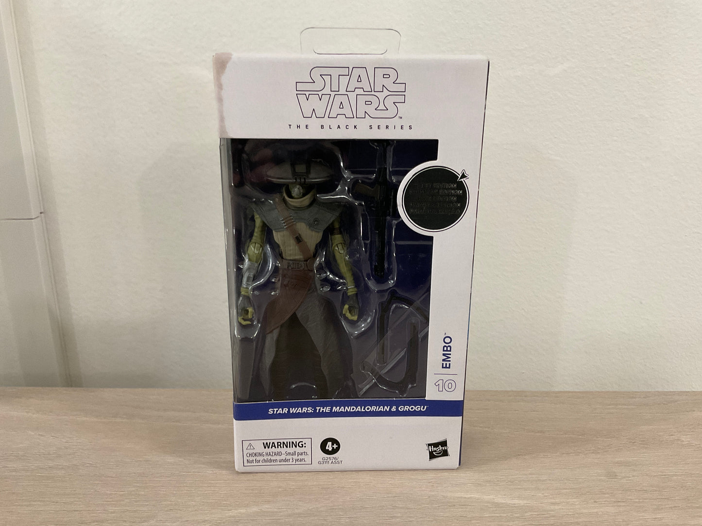Star Wars The Black Series Embo First Edition 6-Inch Action Figure Substandard Box