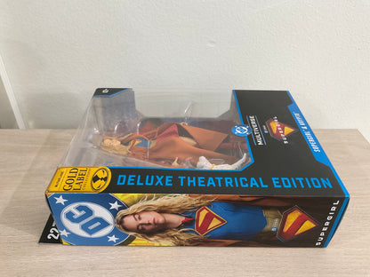 Supergirl and Krypto (DC Multiverse: Supergirl Movie) 7-Inch Gold Label Action Figure Deluxe Theatrical Edition – McFarlane Toys (Substandard Card)