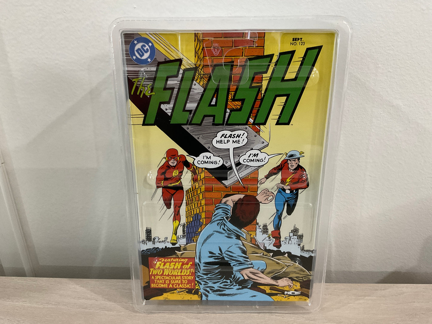 McFarlane Toys DC Page Punchers Jay Garrick (The Flash #123) Red Platinum Edition