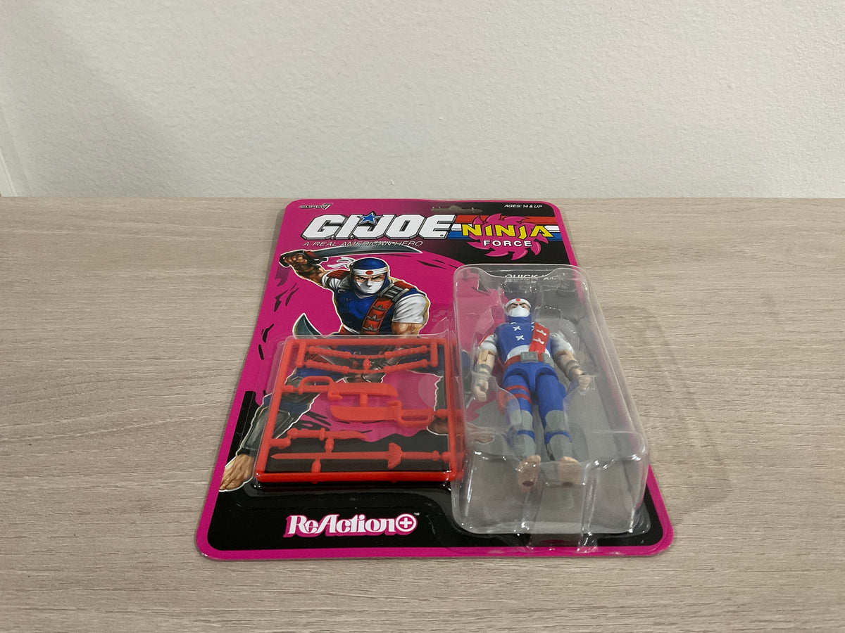 G.I. Joe ReAction+ Ninja Force Quick Kick 3.75" Action Figure - Punched