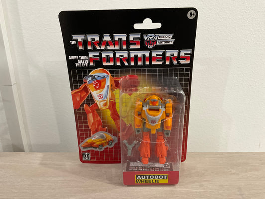 Transformers Retro G1 Autobot Wheelie 4.5-In Action Figure Hasbro