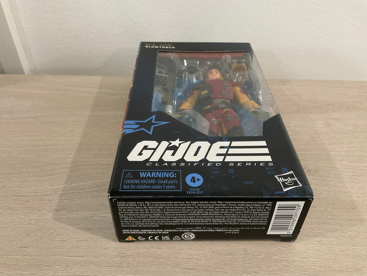 G.I. Joe Classified Series Blowtorch 6-Inch Action Figure Hasbro (Substandard Box 3)