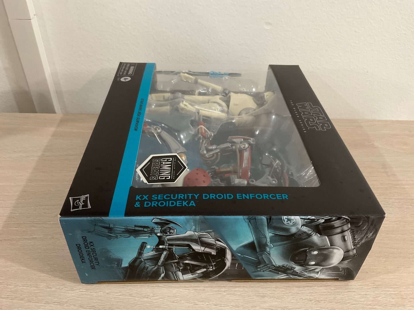 Star Wars The Black Series KX Security Droid Enforcer & Droideka – Jedi: Survivor Gaming Greats 6-Inch Action Figure 2-Pack