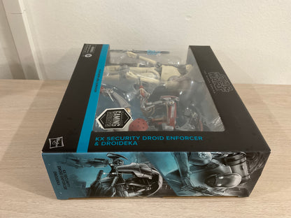 Star Wars The Black Series KX Security Droid Enforcer & Droideka – Jedi: Survivor Gaming Greats 6-Inch Action Figure 2-Pack