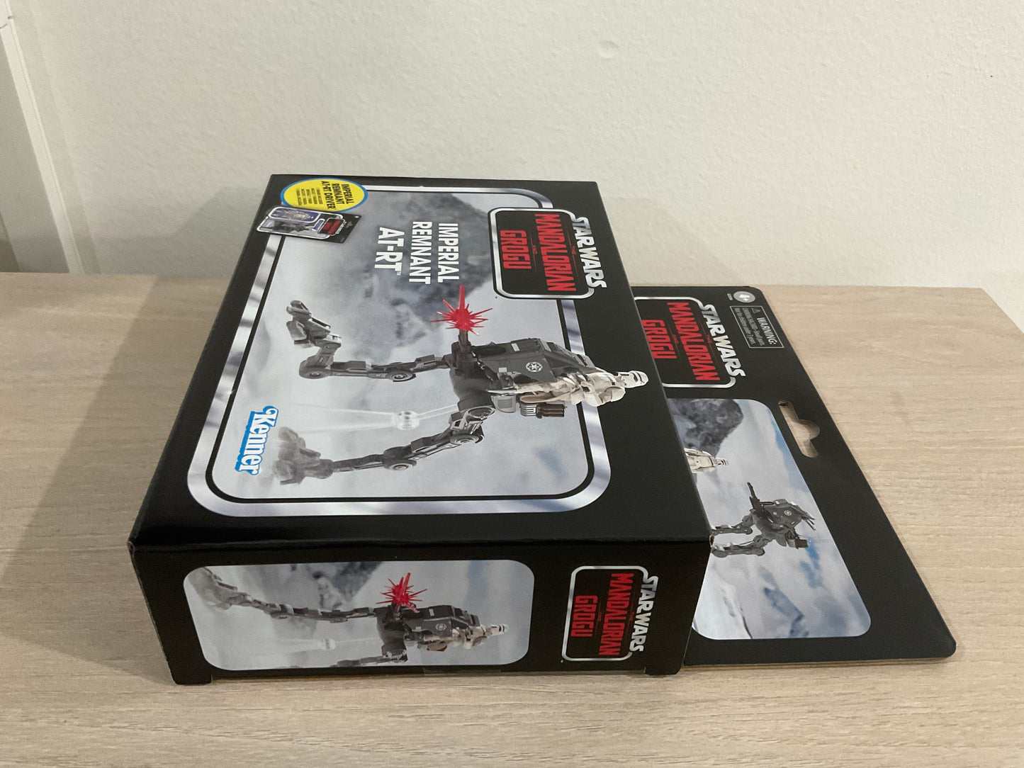 Star Wars Vintage Collection Mandalorian Grogu AT-RT 3.75-Inch Figure Set Hasbro