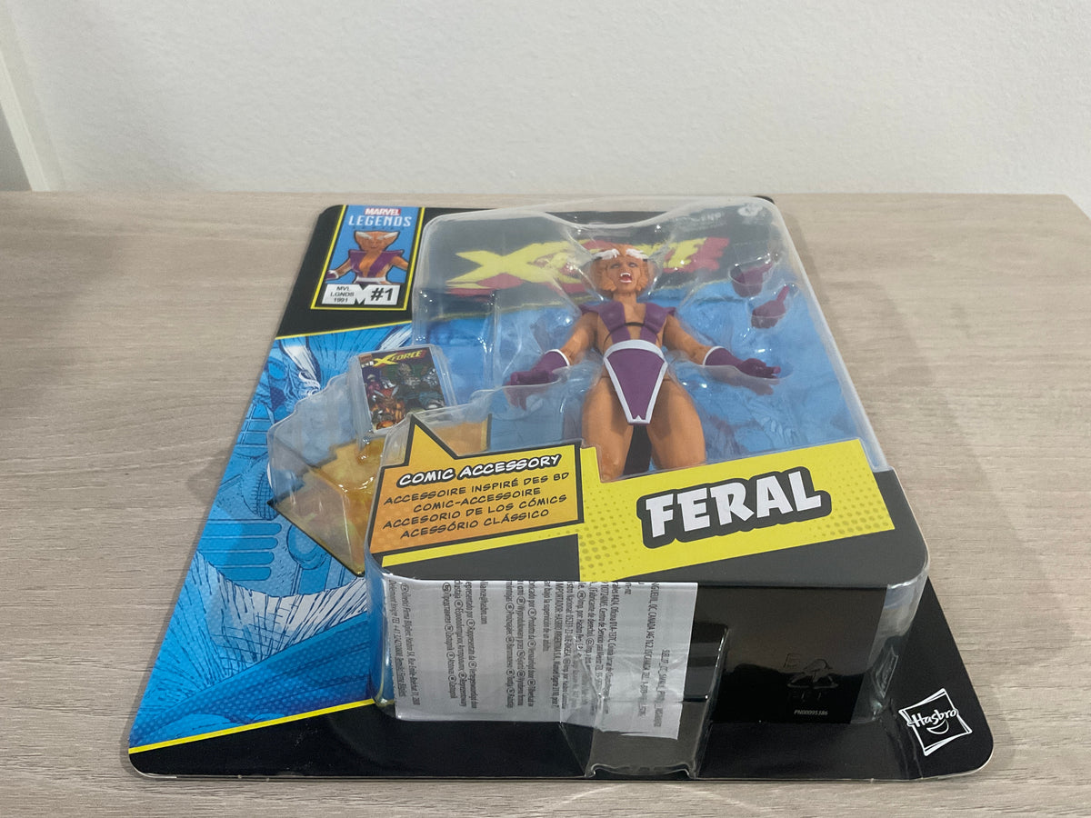 Marvel Legends Series Feral (X-Force & X-Men Comics-Inspired) – 6-Inch Action Figure - Substandard Card 2