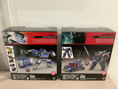 Transformers Studio Series Leader Wave 3 Case (Optimus Prime AOE + Soundwave SS86)