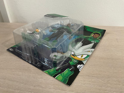 Sonic x DC Silver as Green Lantern & Green Lantern 2-Piece Action Figure Set