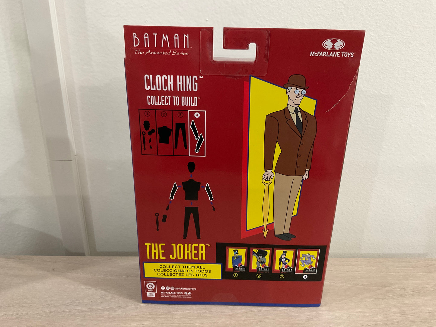 McFarlane DC Direct BTAS Joker Wave 7 Build-A-Figure 6-Inch Action Figure (Substandard Card)
