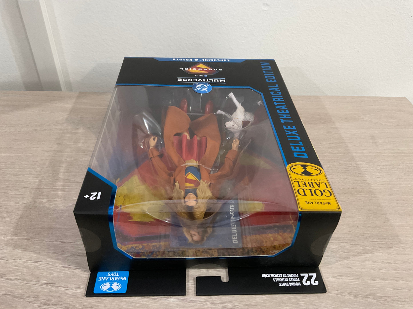 Supergirl and Krypto (DC Multiverse: Supergirl Movie) 7-Inch Gold Label Action Figure Deluxe Theatrical Edition – McFarlane Toys