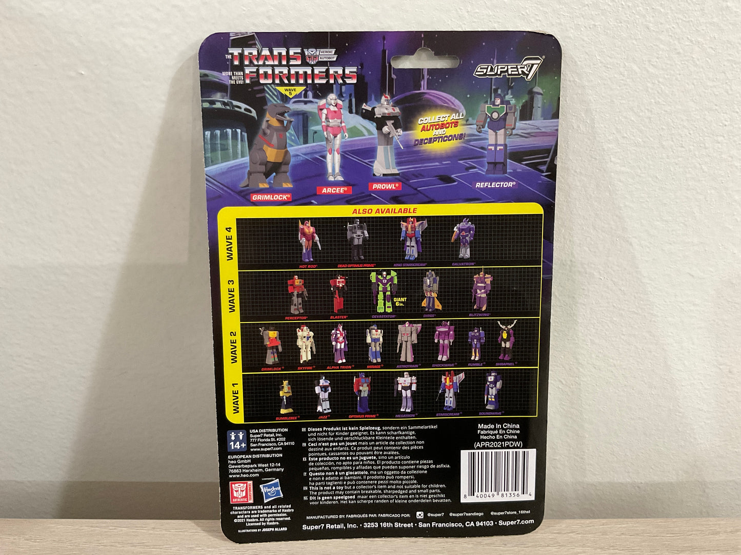 Transformers ReAction Figures Wave 1 Optimus Prime (Golden Lagoon) Action Figure