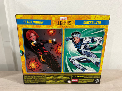 Avengers Marvel Legends Series Black Widow and Quicksilver 6-Inch Action Figure 2-Pack