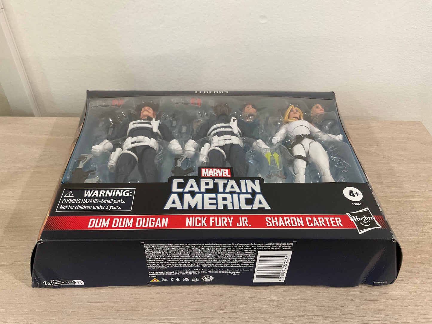 Marvel Legends Series S.H.I.E.L.D. 3-Pack – Dum Dum Dugan, Sharon Carter & Nick Fury Jr. 6" Figures (Damaged Packaging 3)