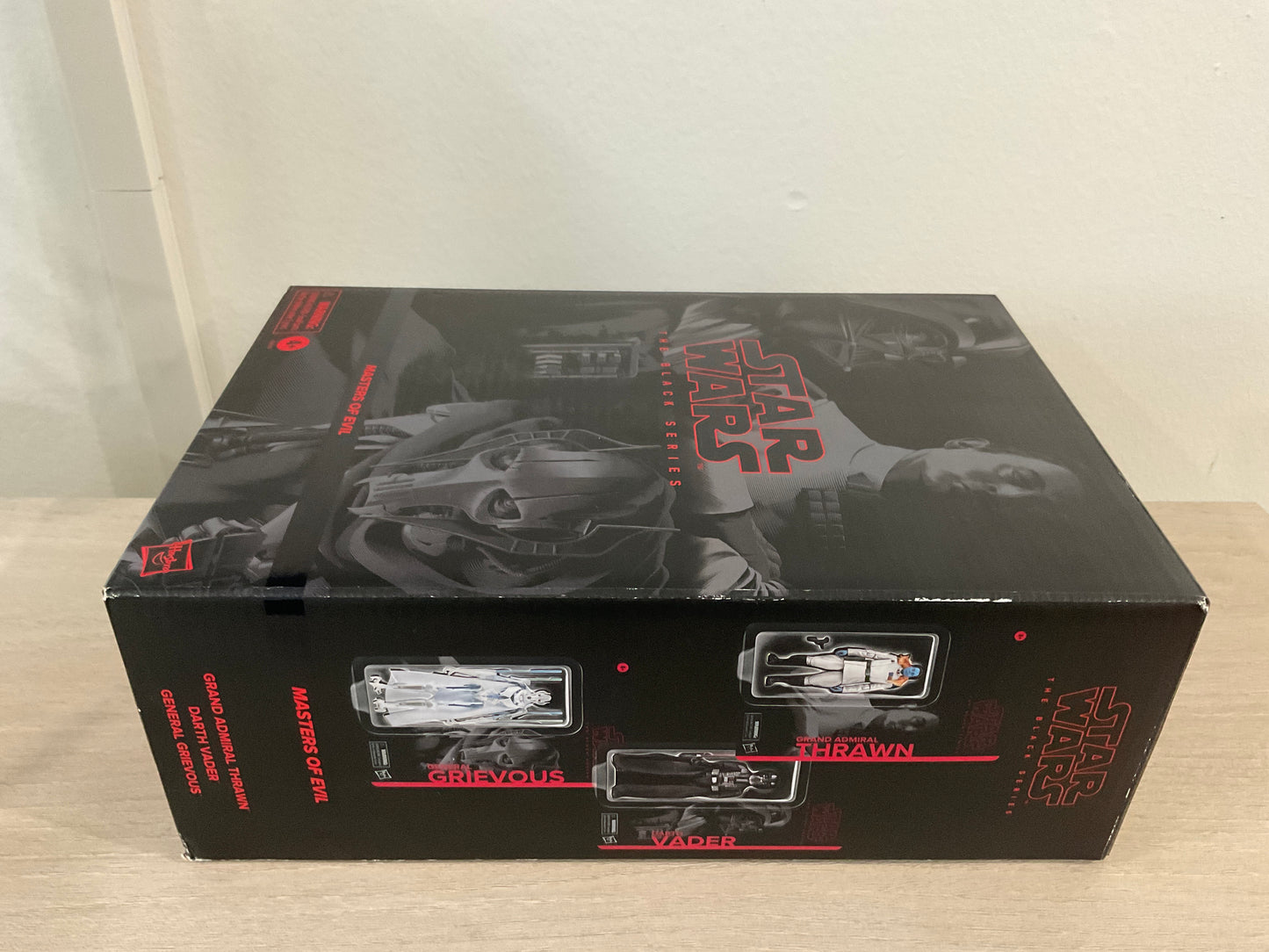 Star Wars Black Series Masters of Evil 3-Pack Vader Thrawn Grievous (Substandard Box)