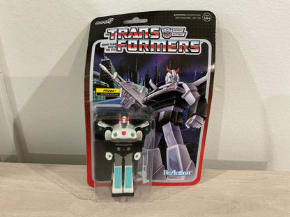 Super7 ReAction Transformers – Prowl 3.75-Inch Action Figure (Substandard 2)