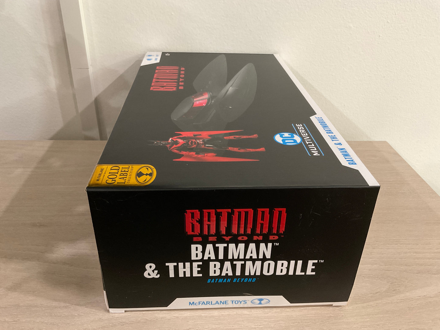 McFarlane Batman & Batmobile Batman Beyond Gold Label Vehicle with Lights and Sound