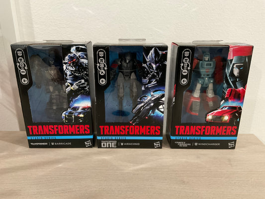 Transformers Studio Series Premier Deluxe Wave 29 Case of 3 Action Figures