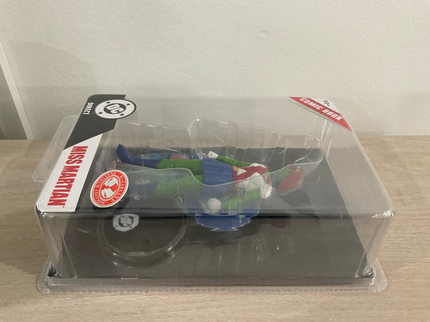 McFarlane DC Page Punchers Miss Martian Red Platinum Edition Teen Titans #41 7-Inch Figure