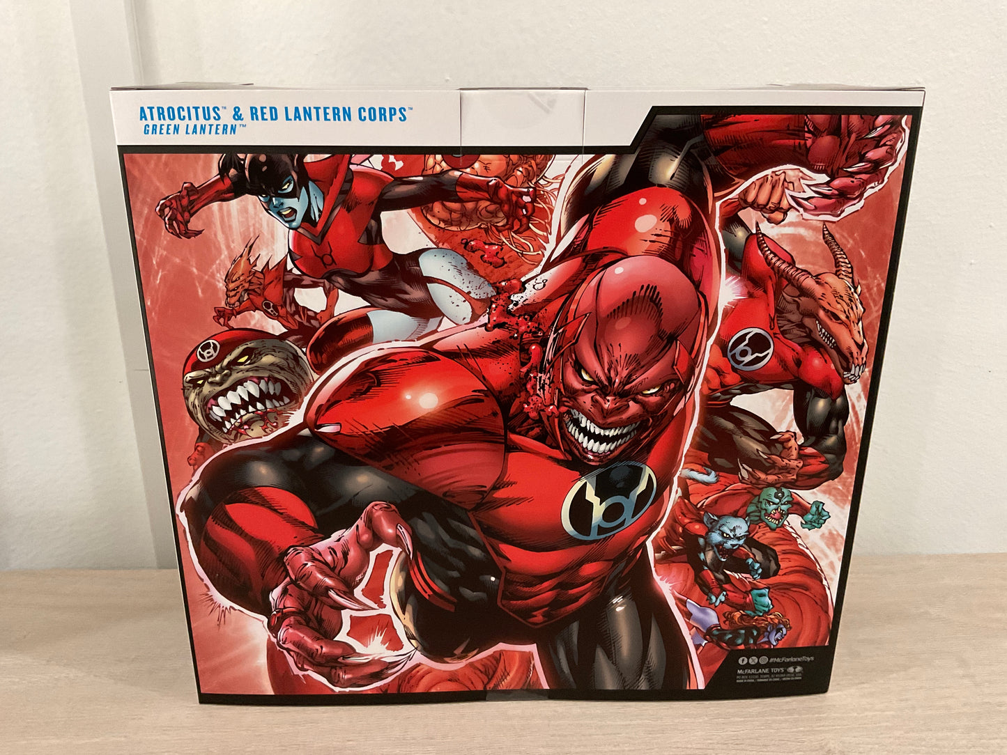 DC Multiverse Atrocitus MegaFig & Red Lantern Corps Green Lantern 7-Inch Scale Action Figure 2-Pack