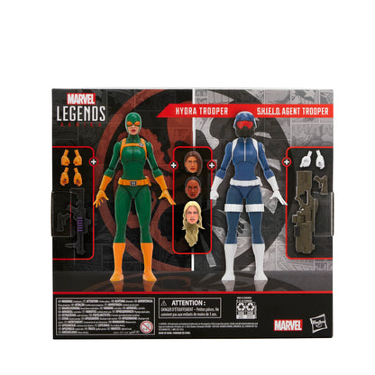 Hasbro Marvel Legends Series S.H.I.E.L.D. Agent Trooper and Hydra Trooper