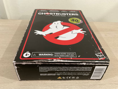 Ghostbusters Plasma Pack O-Ring Action Figure Set 40th Anniversary 3.75-In Hasbro (Substandard Box)