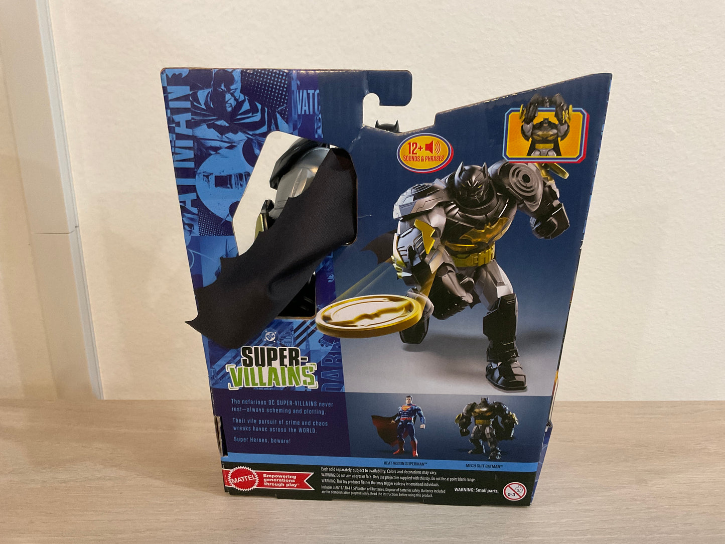 Mech Suit Batman DC Comics Feature Figure with Sounds & Accessories – Mattel