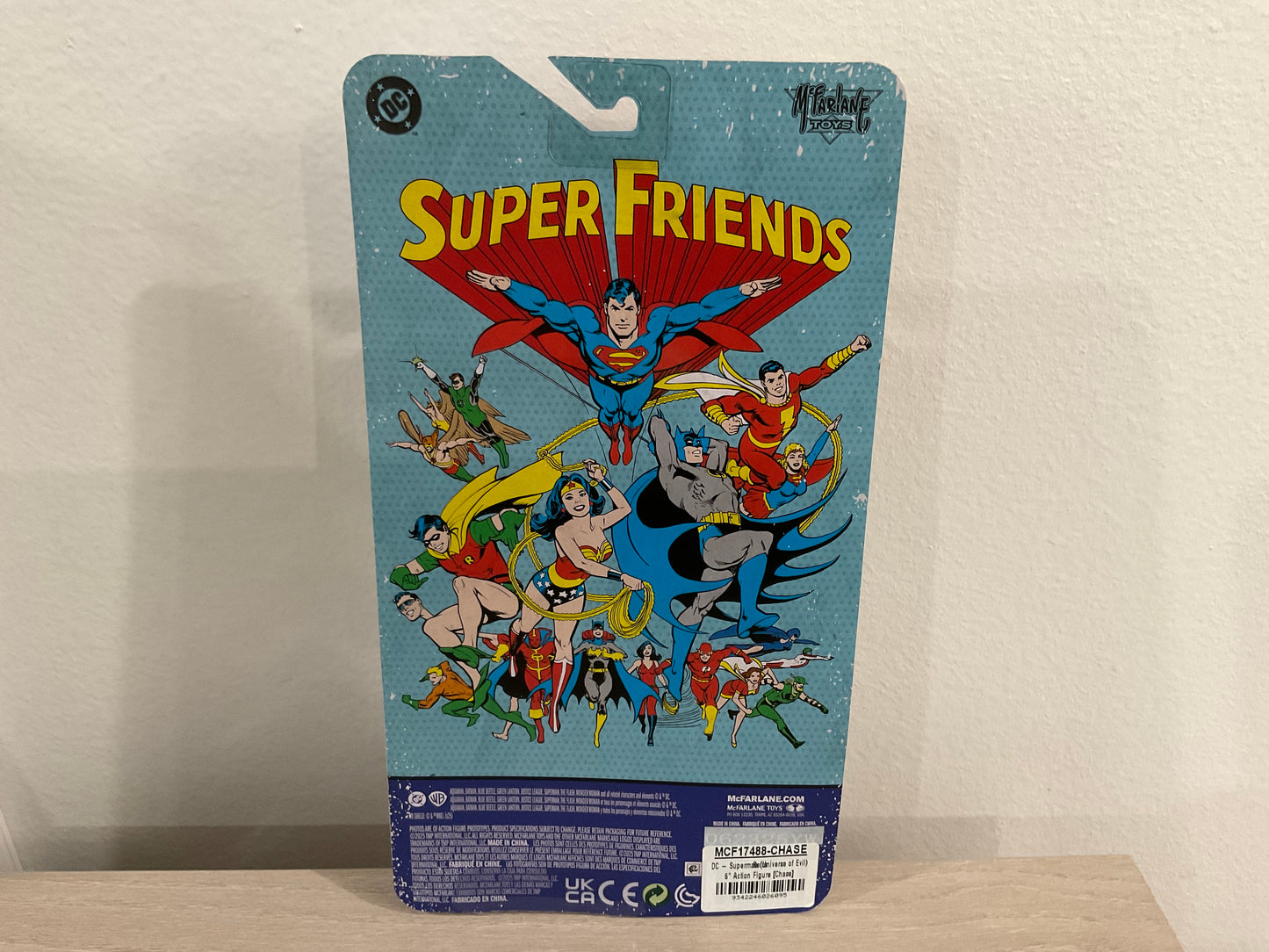 DC Retro Super Friends Evil Superman (Universe of Evil) Platinum Chase 6″ Figure