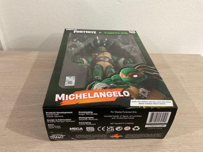 NECA Fortnite x Teenage Mutant Ninja Turtles Ultimate Michelangelo 7-Inch Scale Action Figure