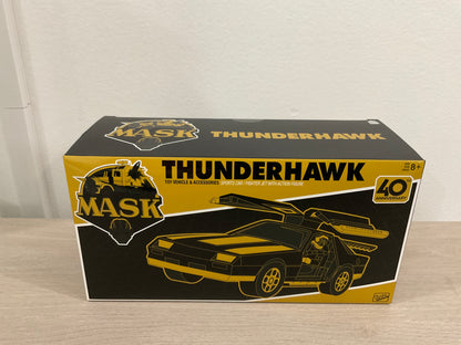 M.A.S.K. 40th Anniversary Thunderhawk Black & Gold Transforming Vehicle with Matt Trakker