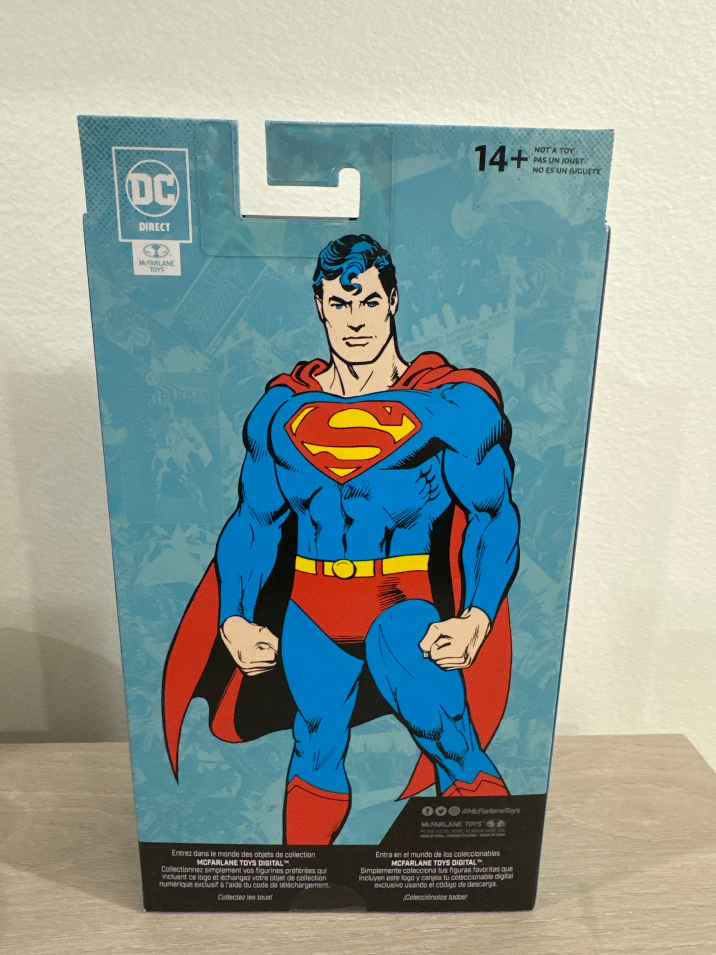 DC Direct Superman (The Silver Age) 7-Inch Action Figure with Digital Collectible
