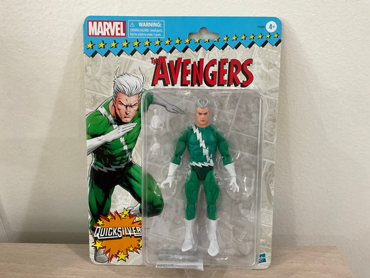Marvel Legends Series Quicksilver, Retro Marvel Comics Collectible Action Figure
