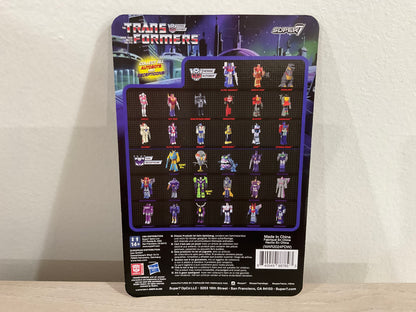 Transformers ReAction Figure – Optimus Prime (Nucleon Quest Special) 3.75-Inch by Super7