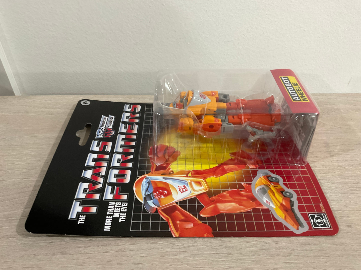 Transformers Retro G1 Autobot Wheelie 4.5-In Action Figure Hasbro
