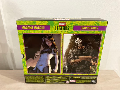 Marvel Legends Series Madame Masque & Crossbones 2-Pack – Marvel Super-Villains Comics 6-Inch Action Figures - Exclusive