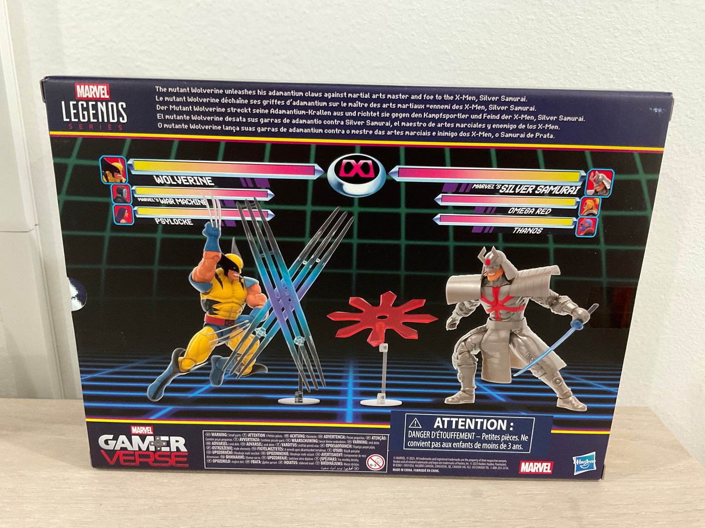 Marvel Legends Gamerverse Wolverine vs. Silver Samurai 2-Pack – 6-Inch Figures