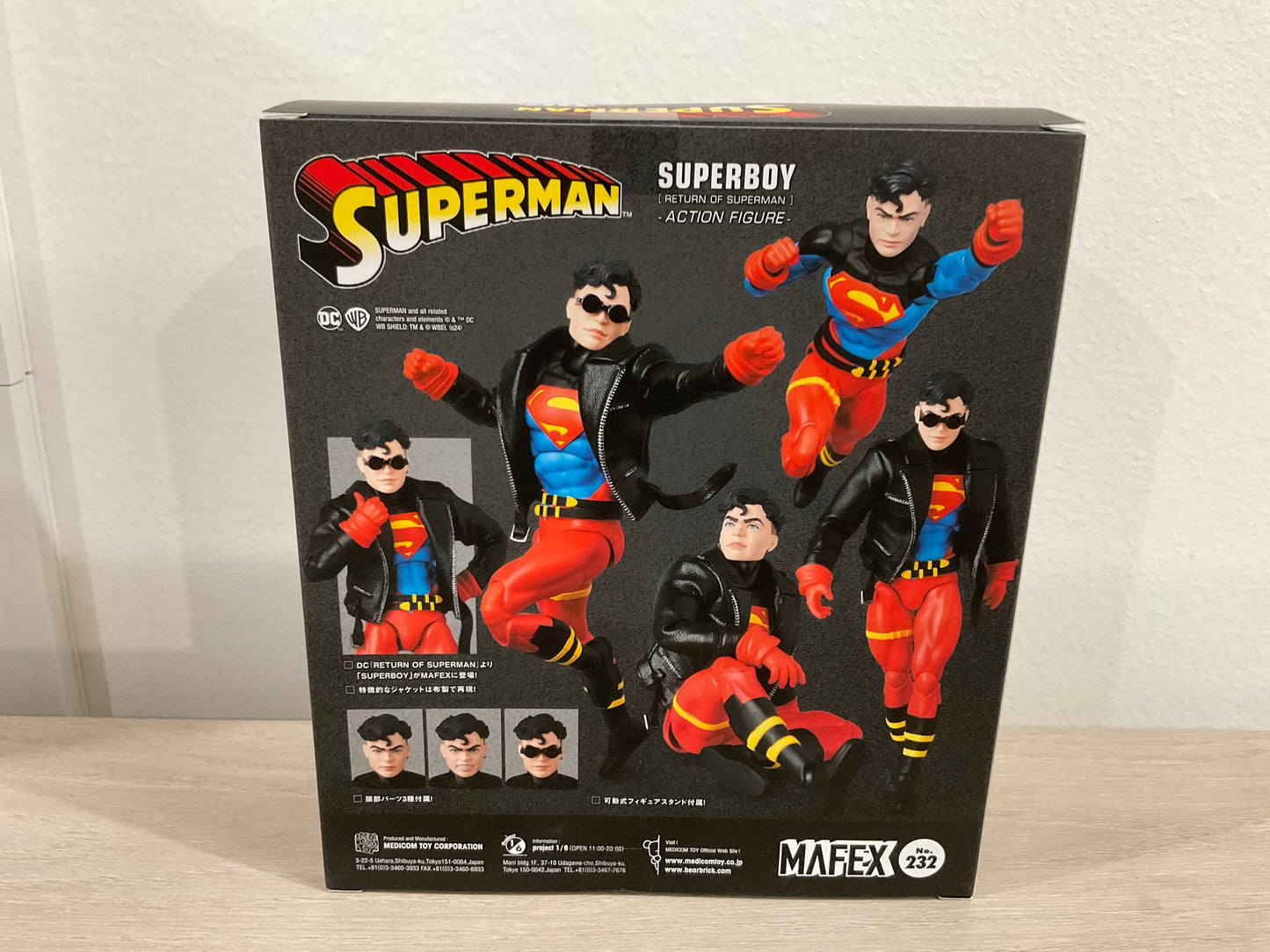 MAFEX No.232 Superboy (The Return of Superman) Action Figure