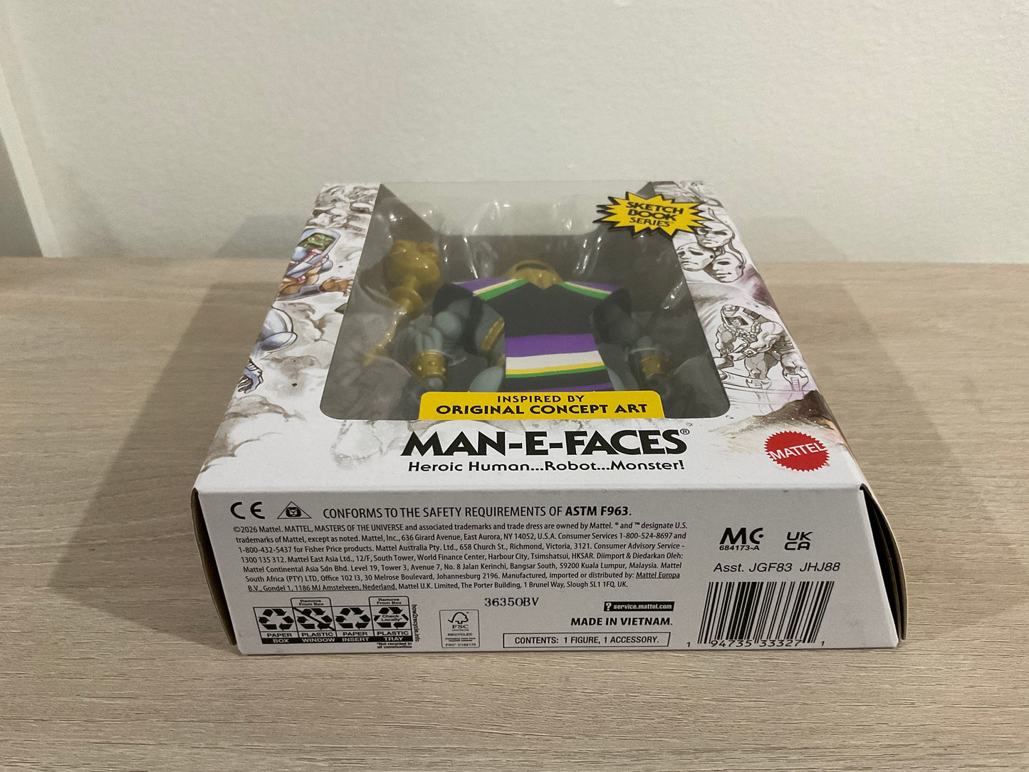 Masters of the Universe Origins Sketchbook Series Man-E-Faces 5.5-Inch Action Figure