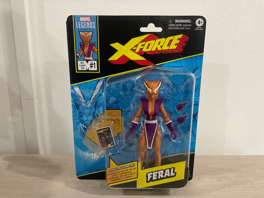 Marvel Legends Series Feral (X-Force & X-Men Comics-Inspired) – 6-Inch Action Figure - Substandard Card 4