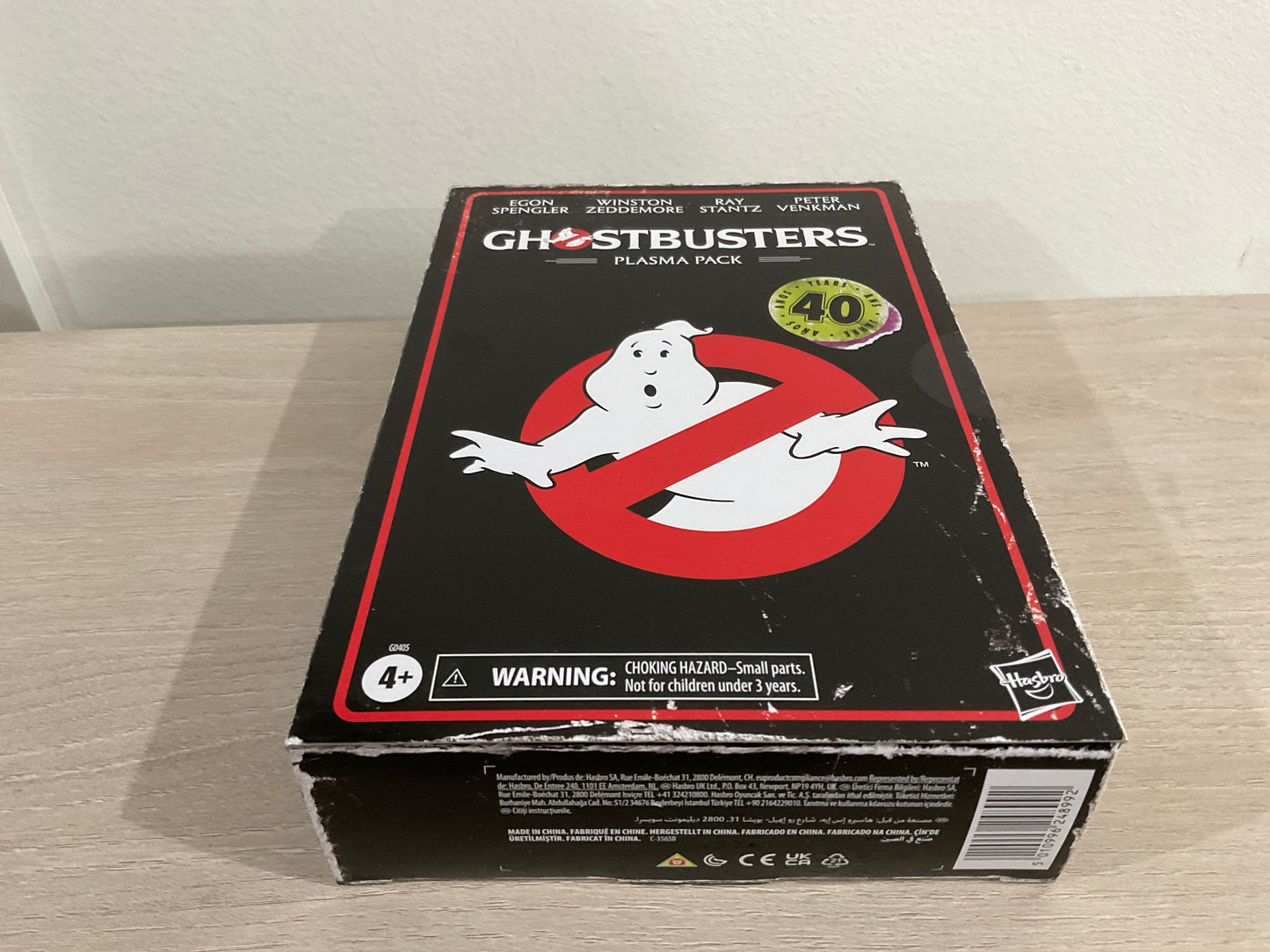 Ghostbusters Plasma Pack O-Ring Action Figure Set 40th Anniversary 3.75-In Hasbro
