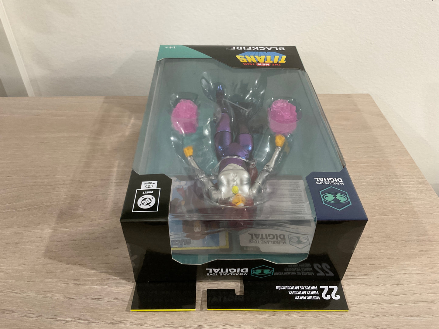 Blackfire (The New Teen Titans) 7-Inch Action Figure with McFarlane Toys Digital Collectible