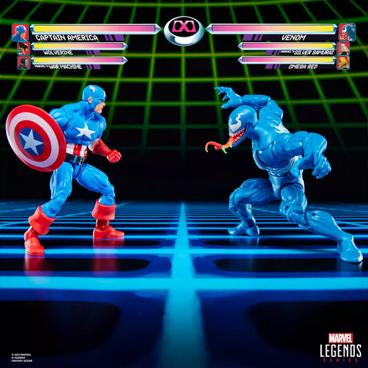 Marvel Legends 6-Inch Captain America vs Venom – Gamerverse 2-Pack